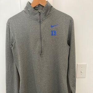 Nike Duke Blue Devils Dry Fit Warm Up Quarter Zip